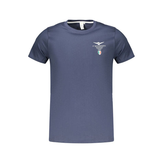 Accademia Militare Blue Cotton Men's T-Shirt