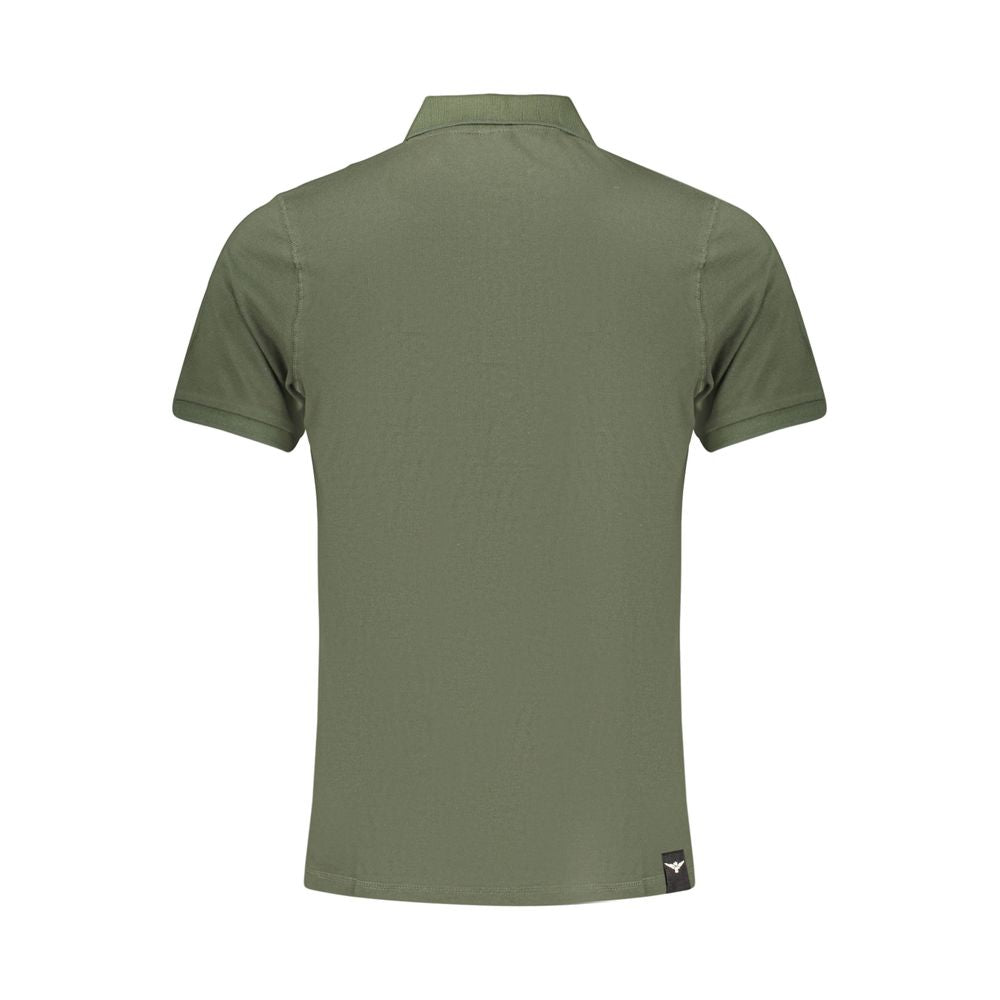 Accademia Militare Green Cotton Polo Shirt