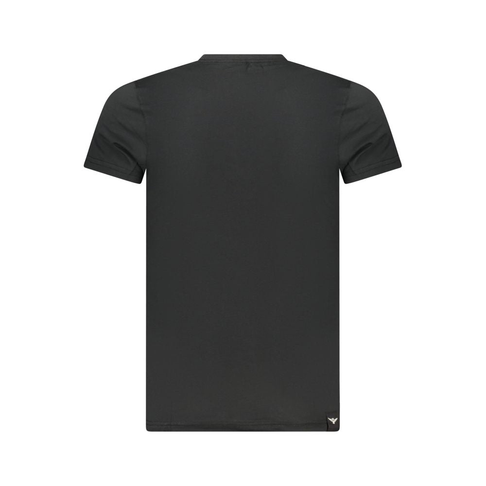 Accademia Militare Black Cotton T-Shirt
