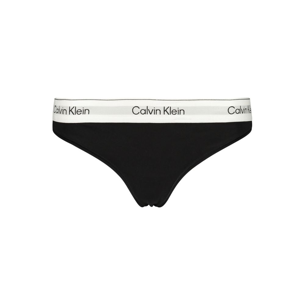 Calvin Klein Black Cotton Pantie