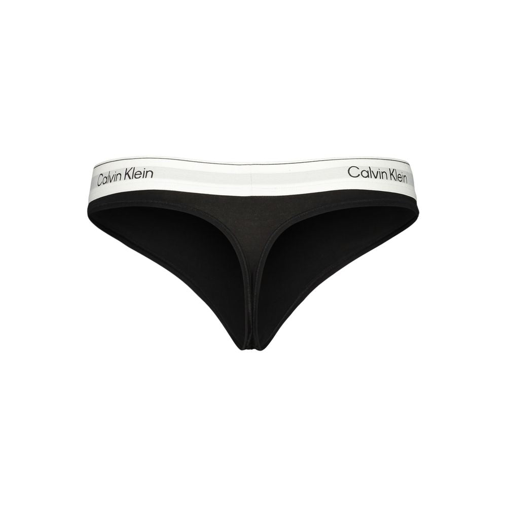 Calvin Klein Black Cotton Pantie