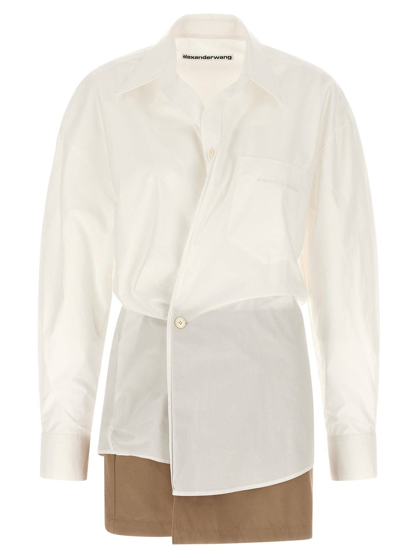 Alexander Wang White Cotton Short Dress
