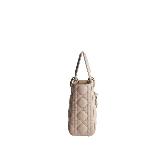 Dior Beige Lamb Leather Shoulder Bag