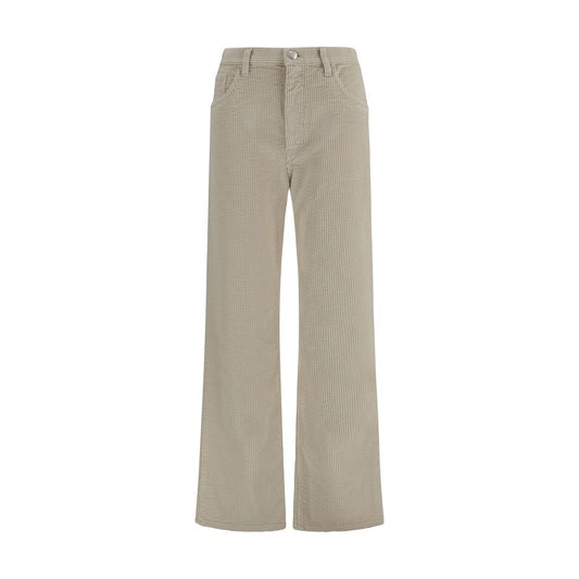 Marni Beige Cotton Flared Pants