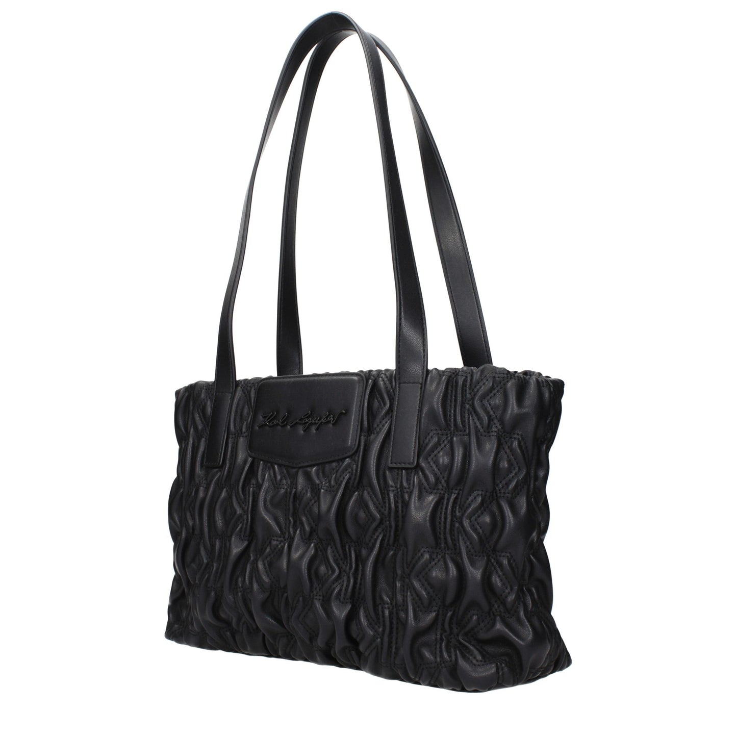Karl Lagerfeld Black Polyester Shoulder Bag