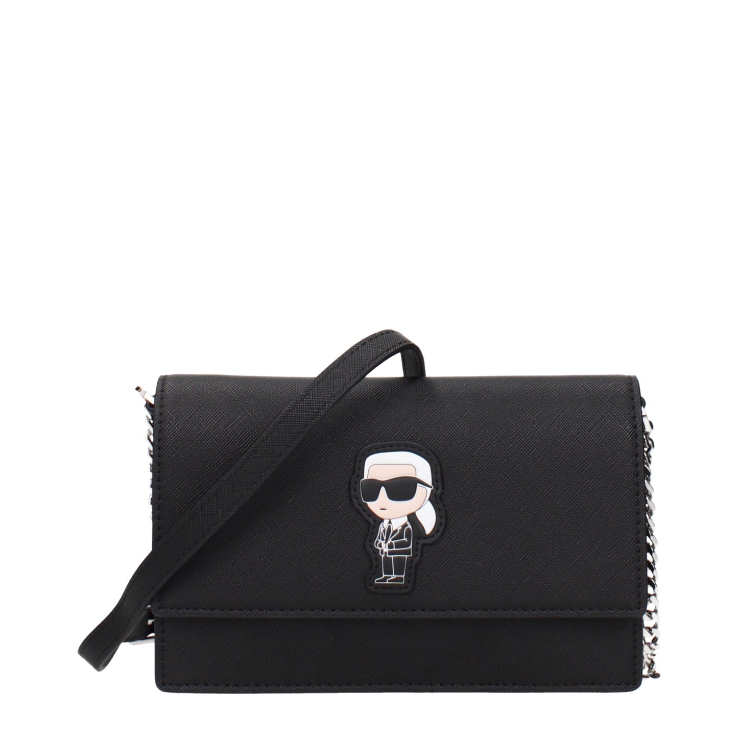 Karl Lagerfeld Black Polyethylene Crossbody Bag