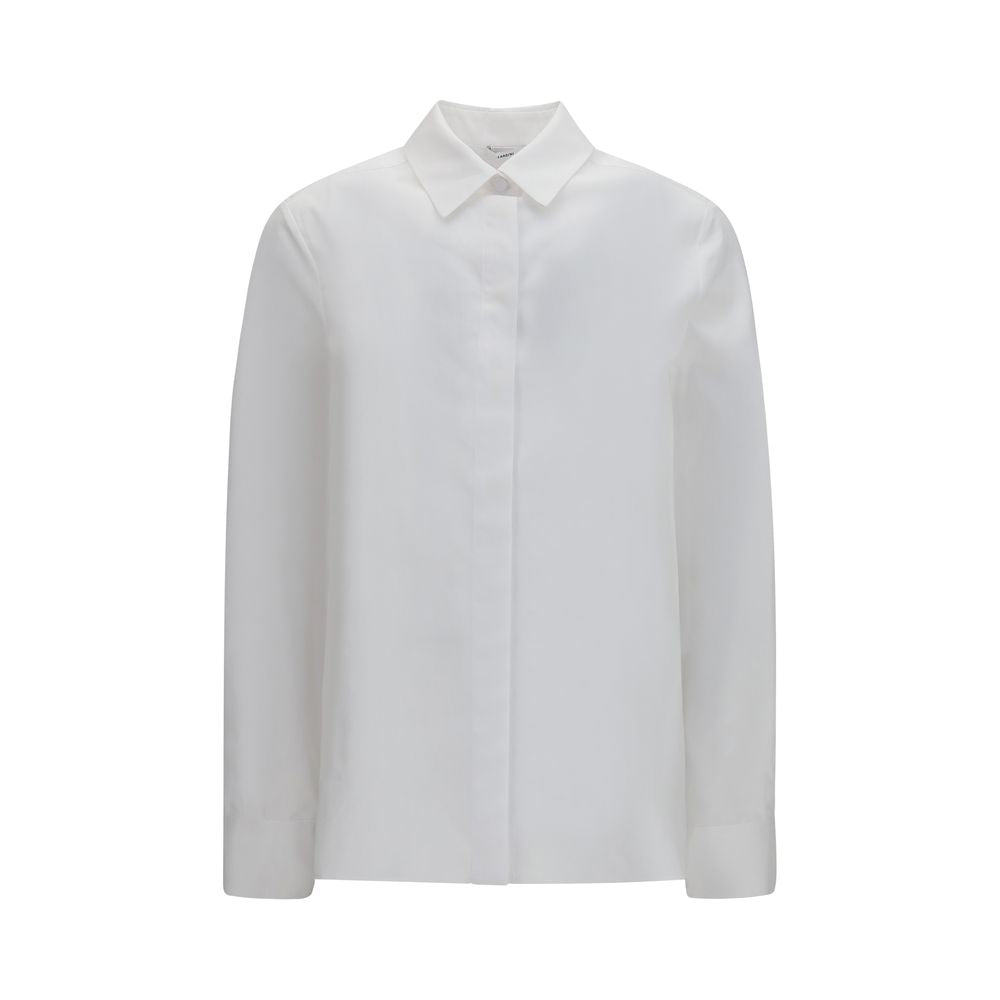 Lardini White Cotton Dress Shirt