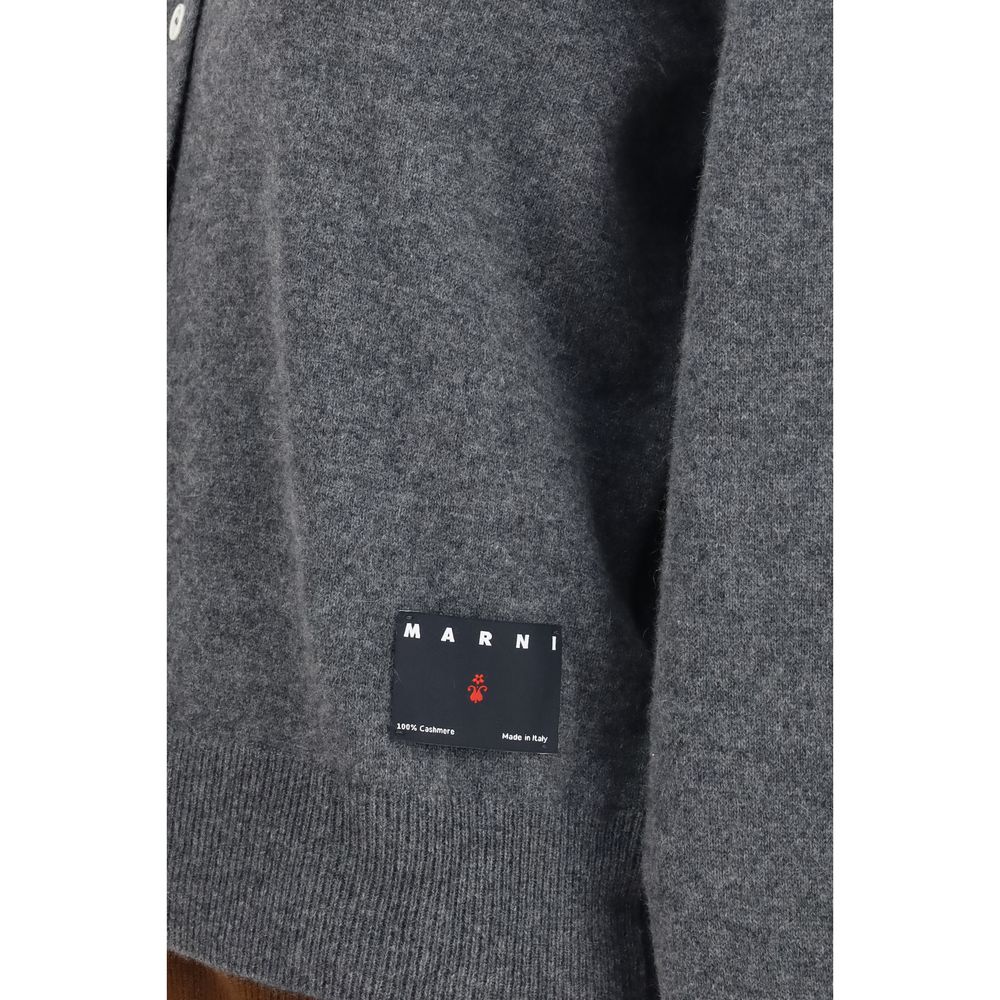 Marni Gray Cashmere Cardigan