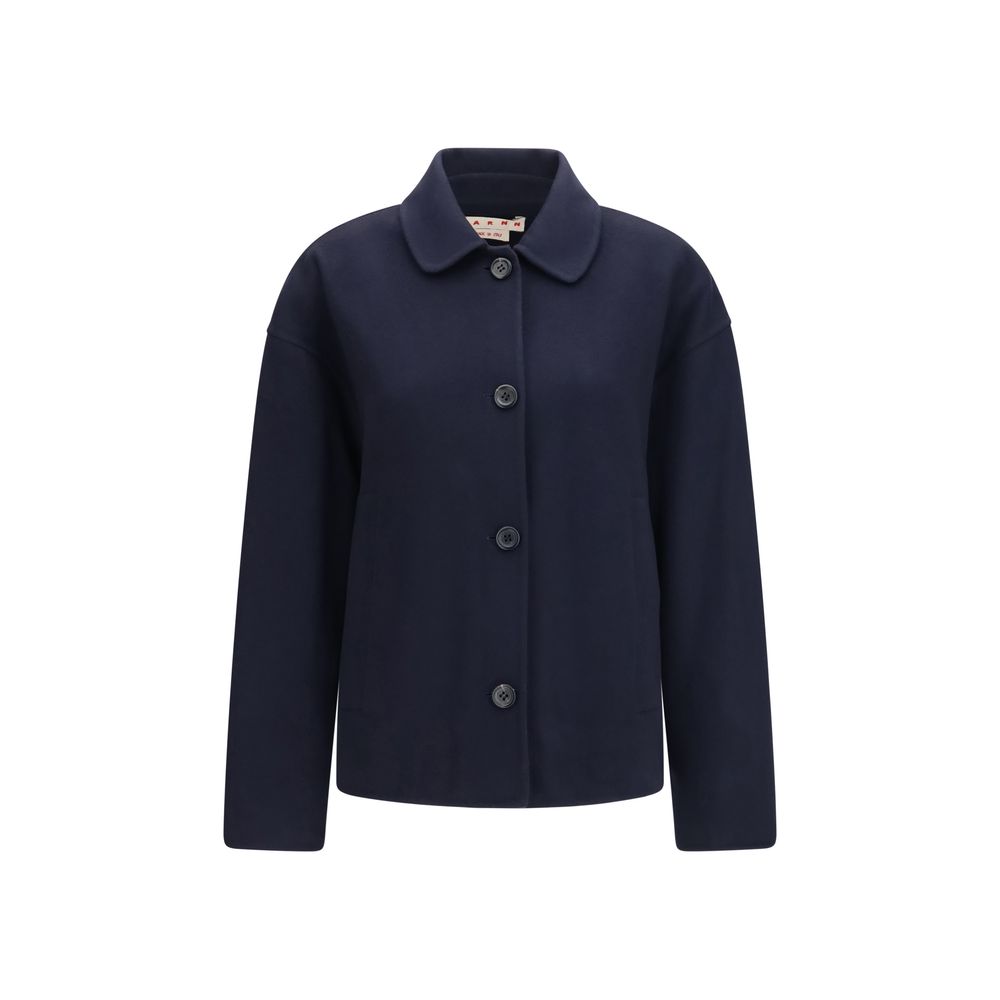 Marni Blue Wool Oves Aries Jacket
