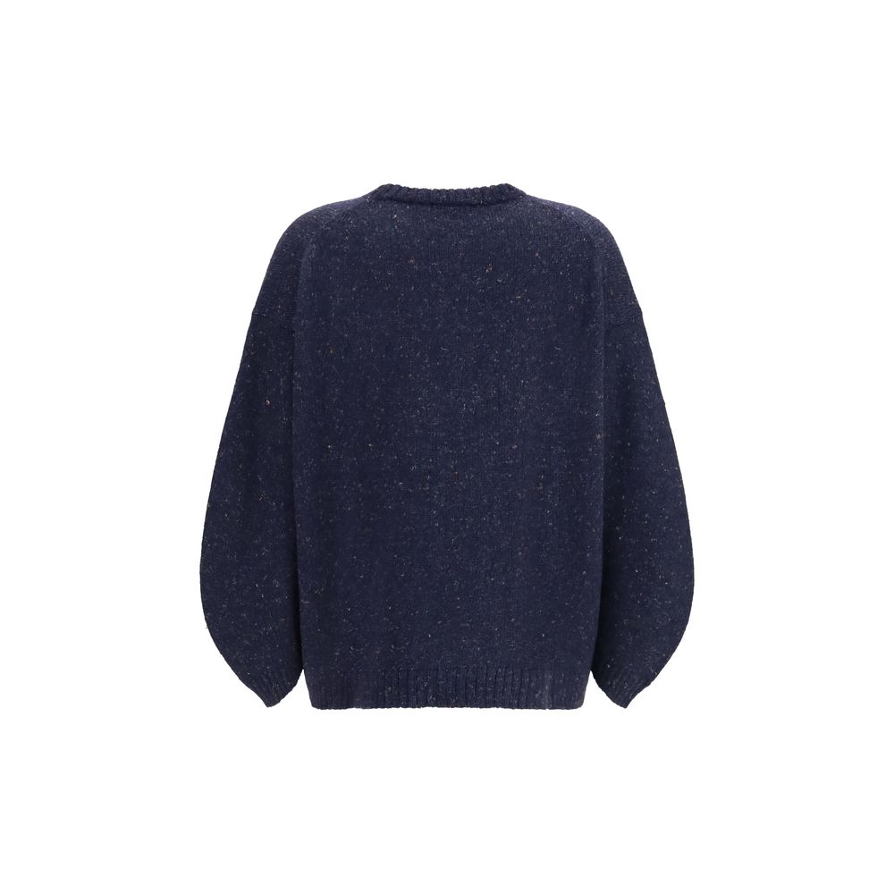 Fabiana Filippi Blue Wool Oves Aries Sweatshirt