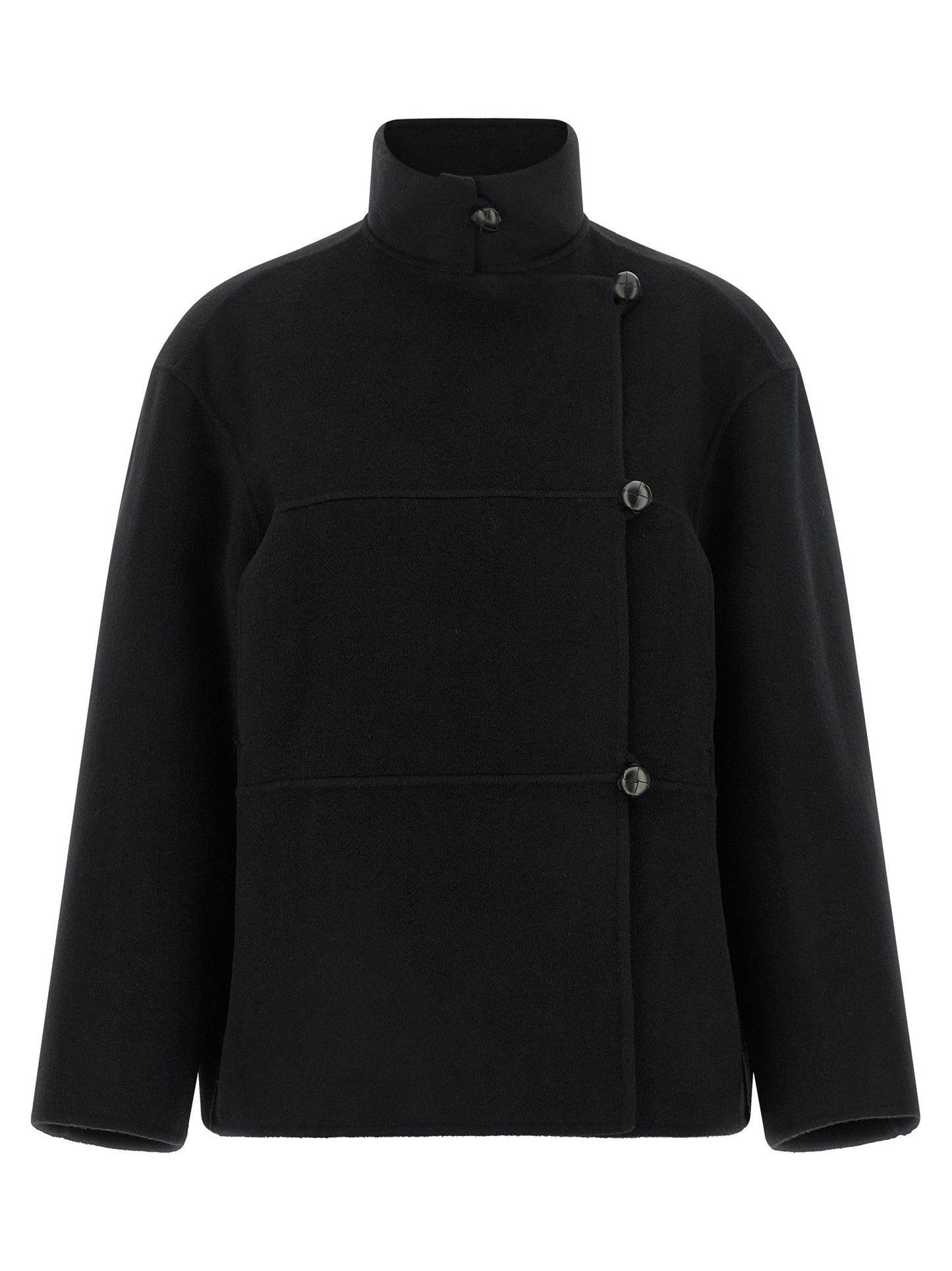 Rohe Black Wool Coat