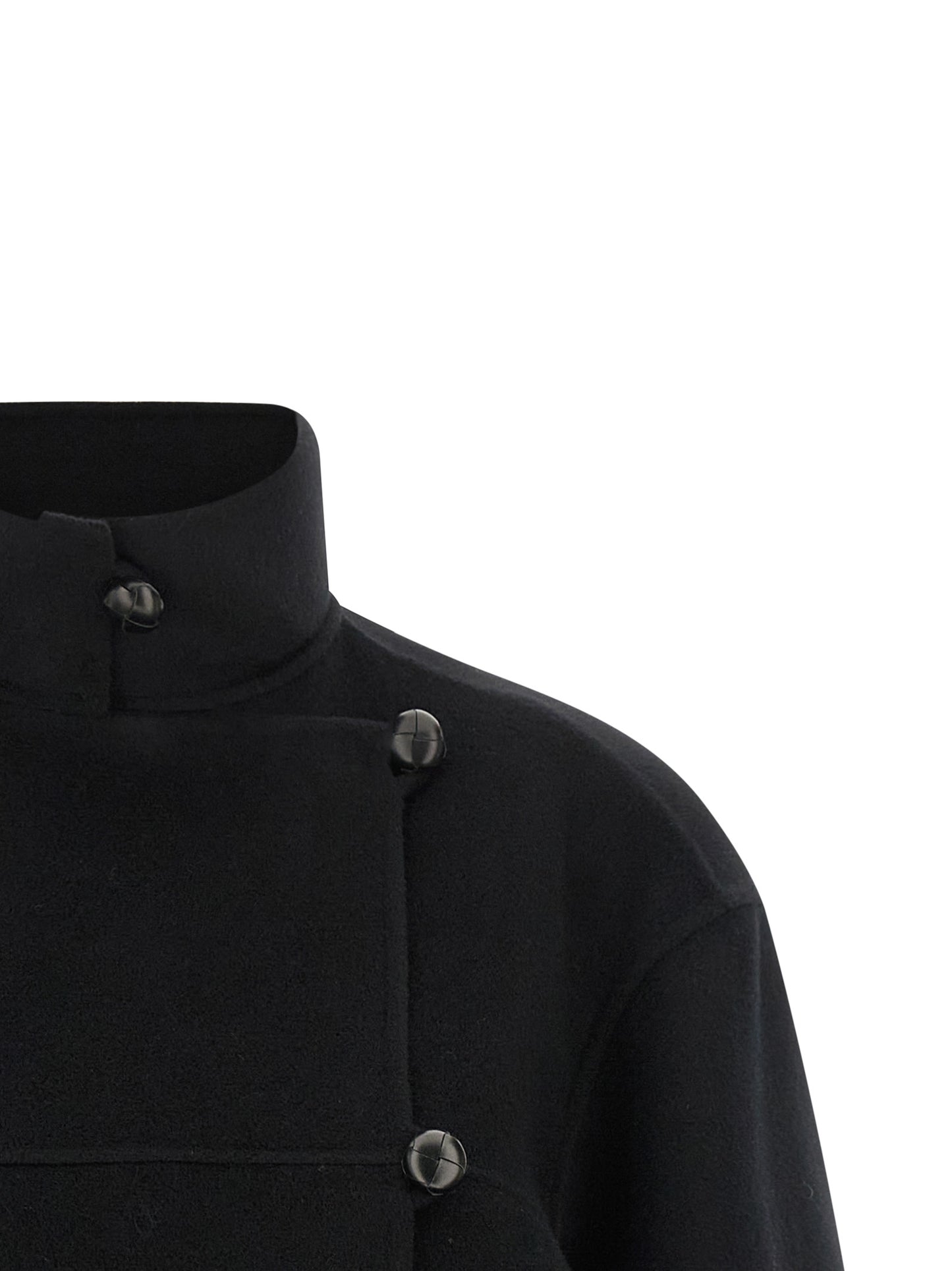Rohe Black Wool Coat