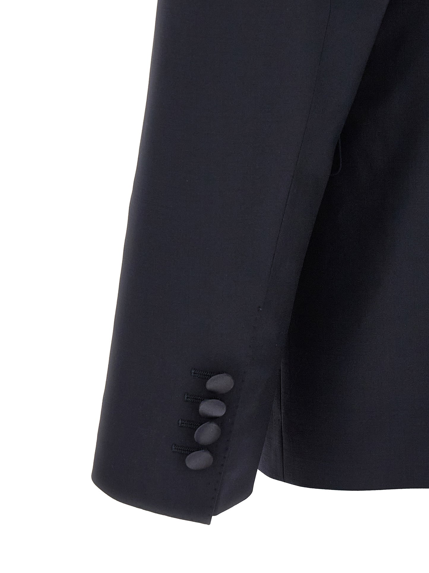 Dolce & Gabbana Blue Virgin Wool Two-Piece Suit