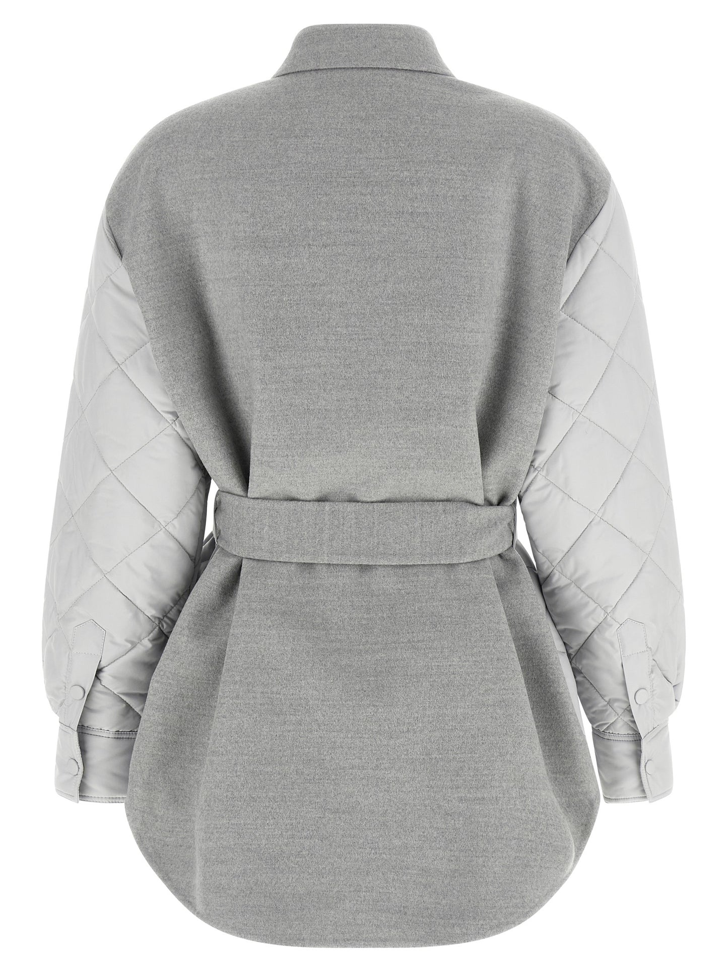 Fabiana Filippi Gray Polyester Shell Jacket