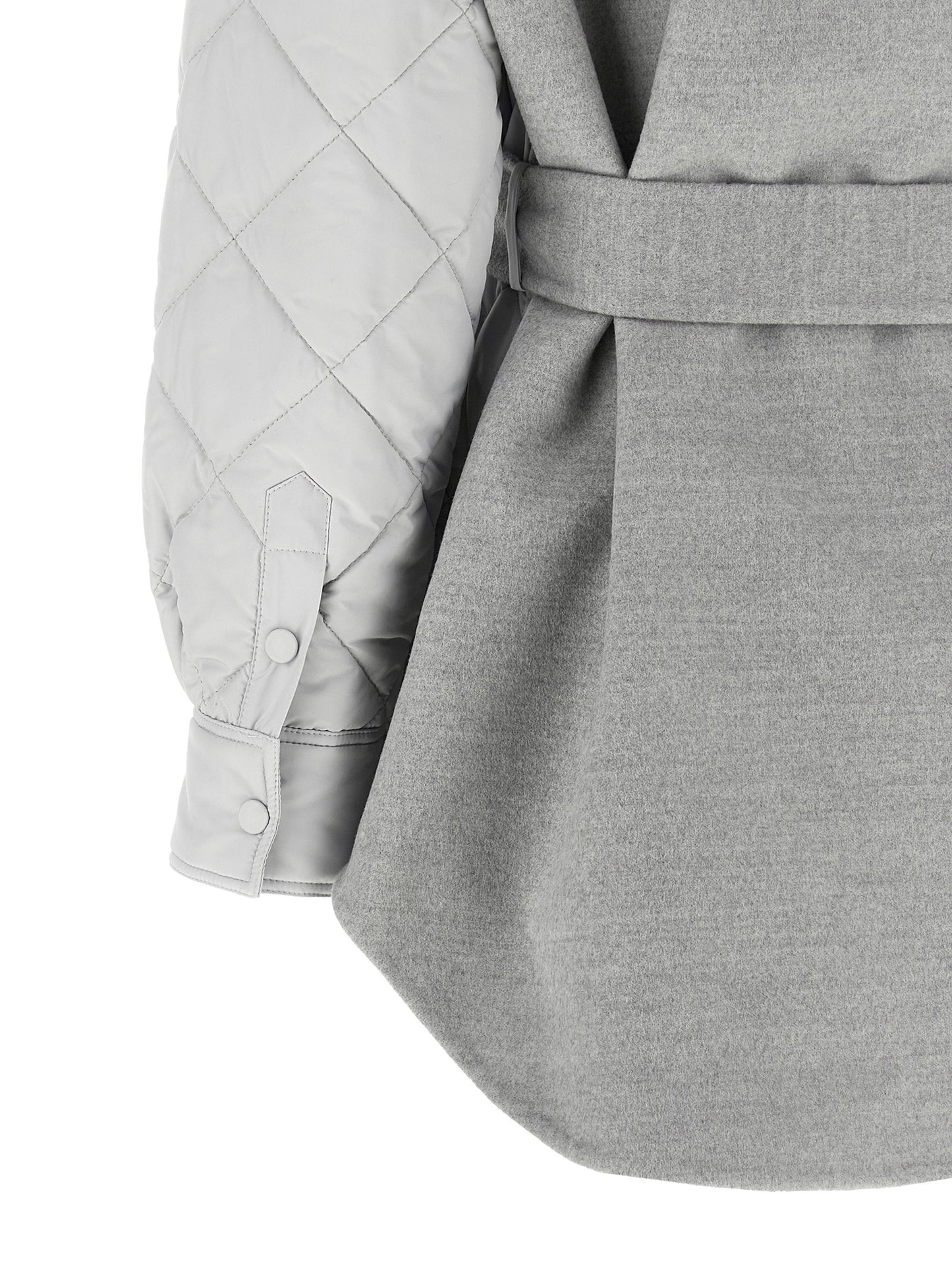 Fabiana Filippi Gray Polyester Shell Jacket