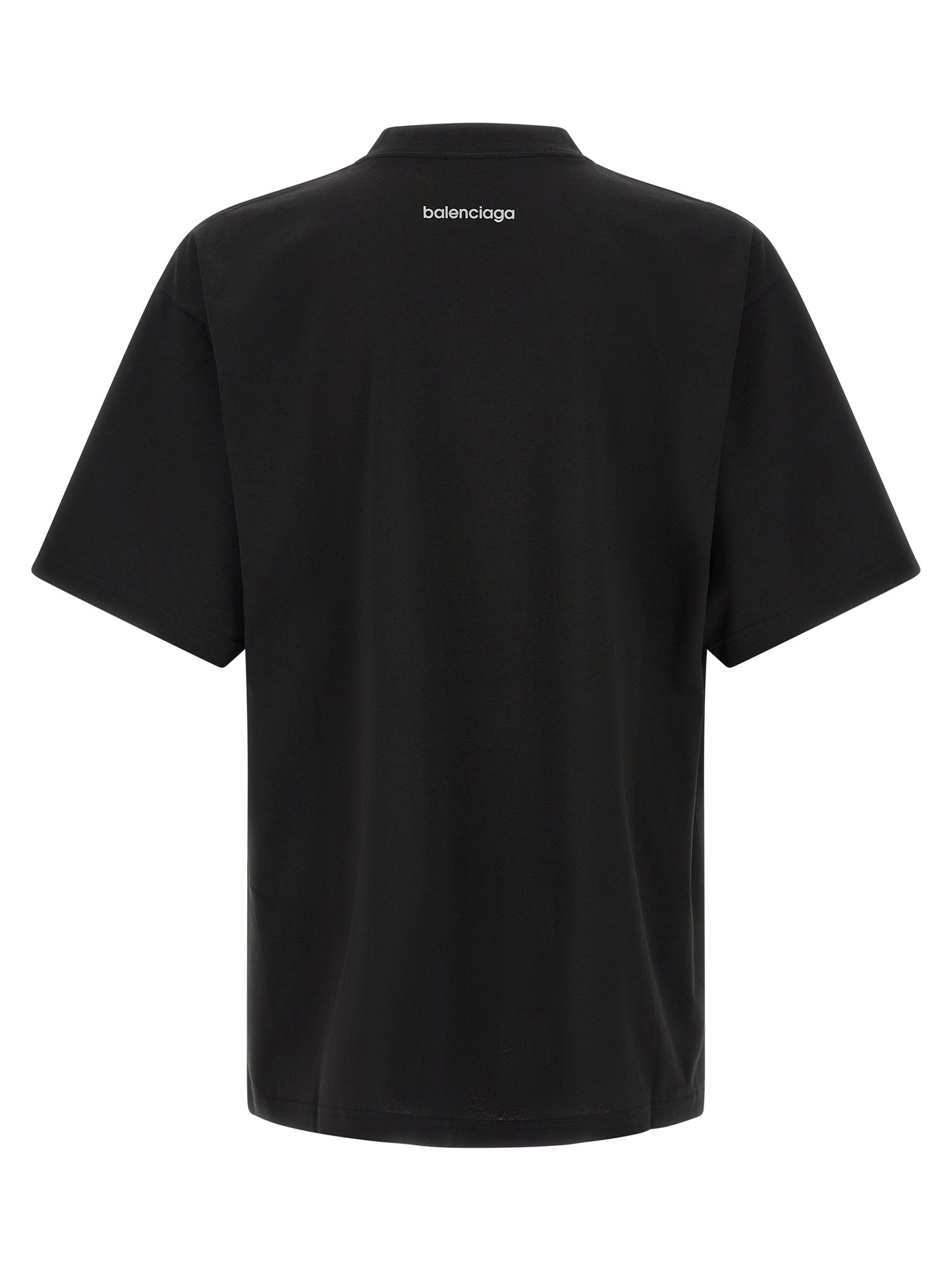 Balenciaga Black Cotton T-Shirt