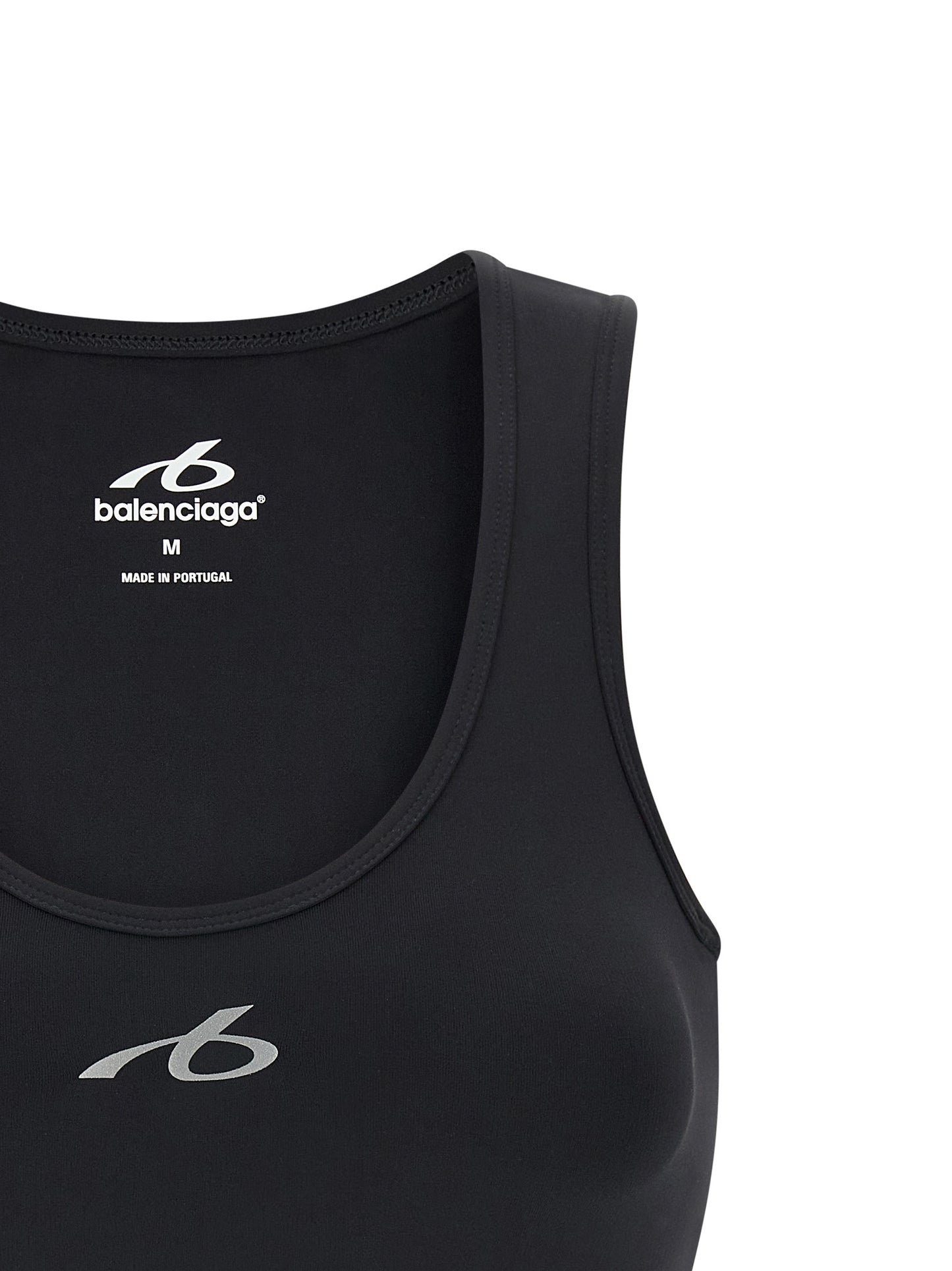 Balenciaga Black Polyamide Sport Bra