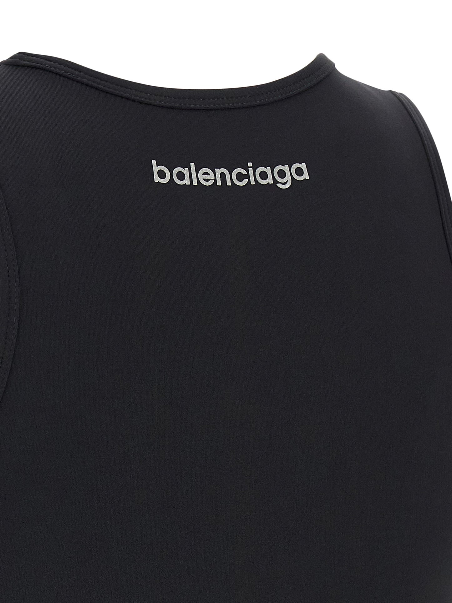 Balenciaga Black Polyamide Sport Bra