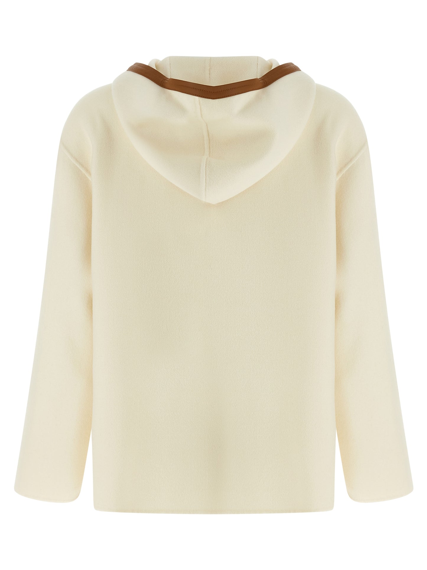 Max Mara White Virgin Wool Coat