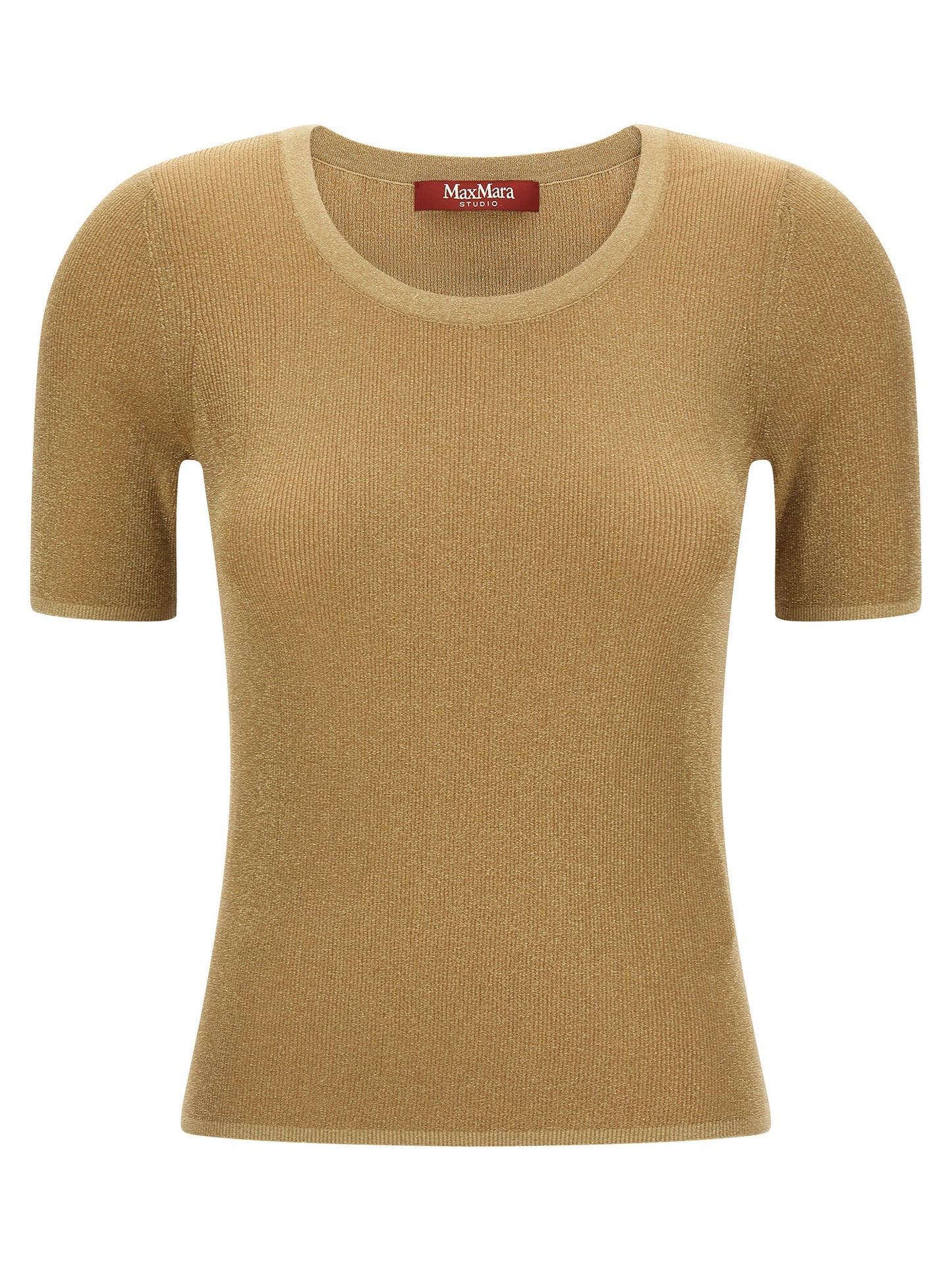 Max Mara Gold Polyamide T-Shirt
