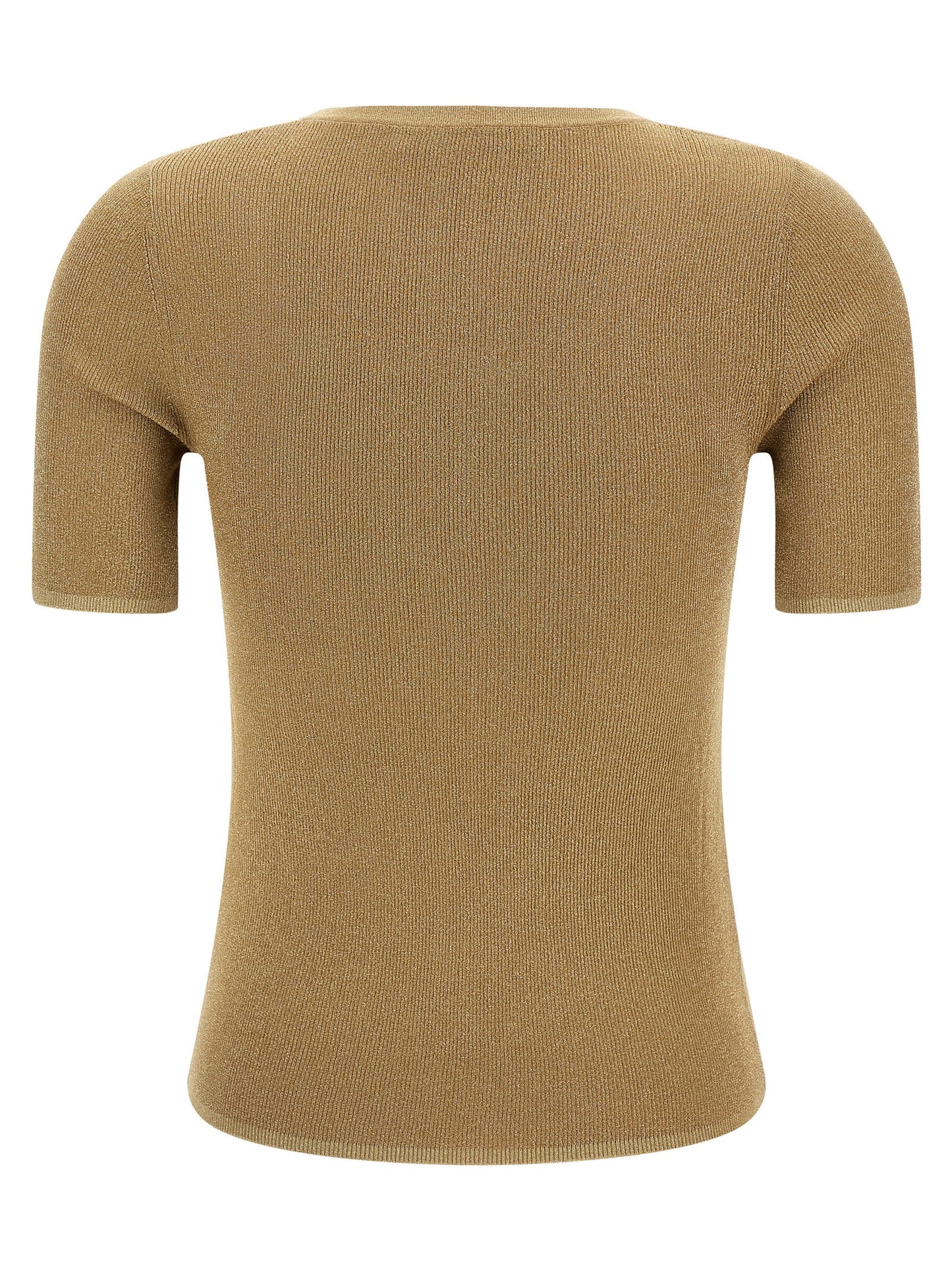 Max Mara Gold Polyamide T-Shirt