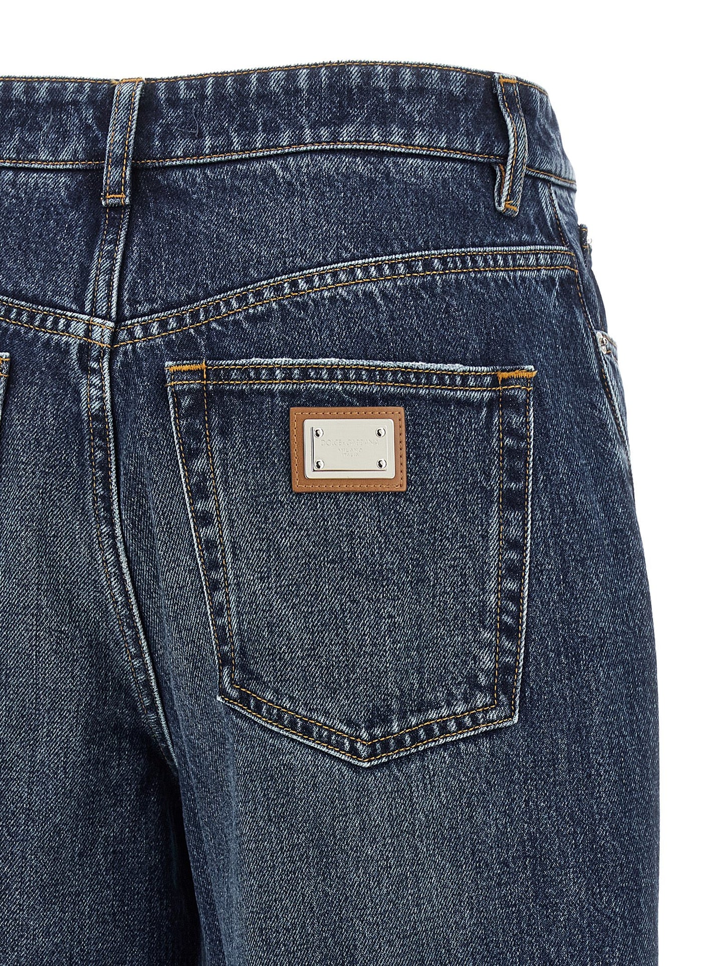 Dolce & Gabbana Blue Cotton Jeans Denim