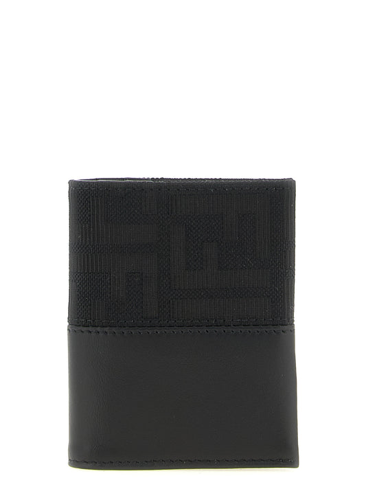 Fendi Black Polyester Cardholder