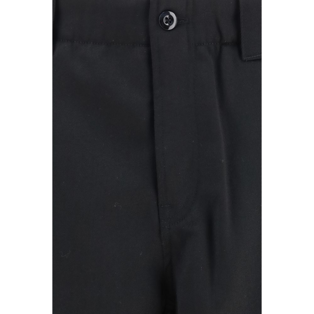 Kenzo Black Wool Oves Aries Chino Pants
