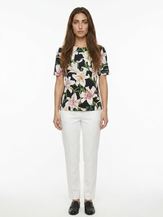 Dolce & Gabbana Multicolor Cotton T-Shirt
