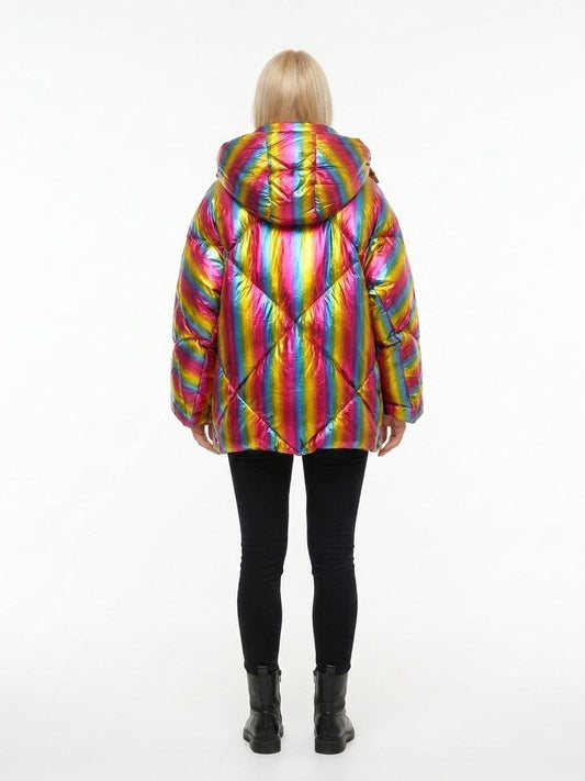 Dolce & Gabbana Multicolor Polyamide Parka