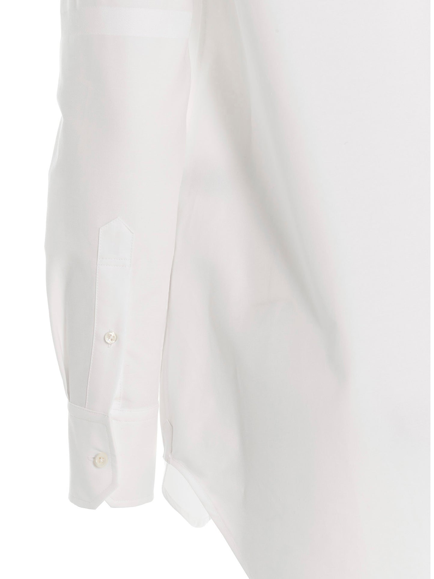 Thom Browne White Cotton Blouse
