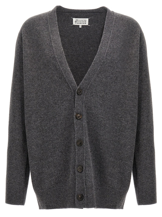 Maison Margiela Gray Wool Cardigan