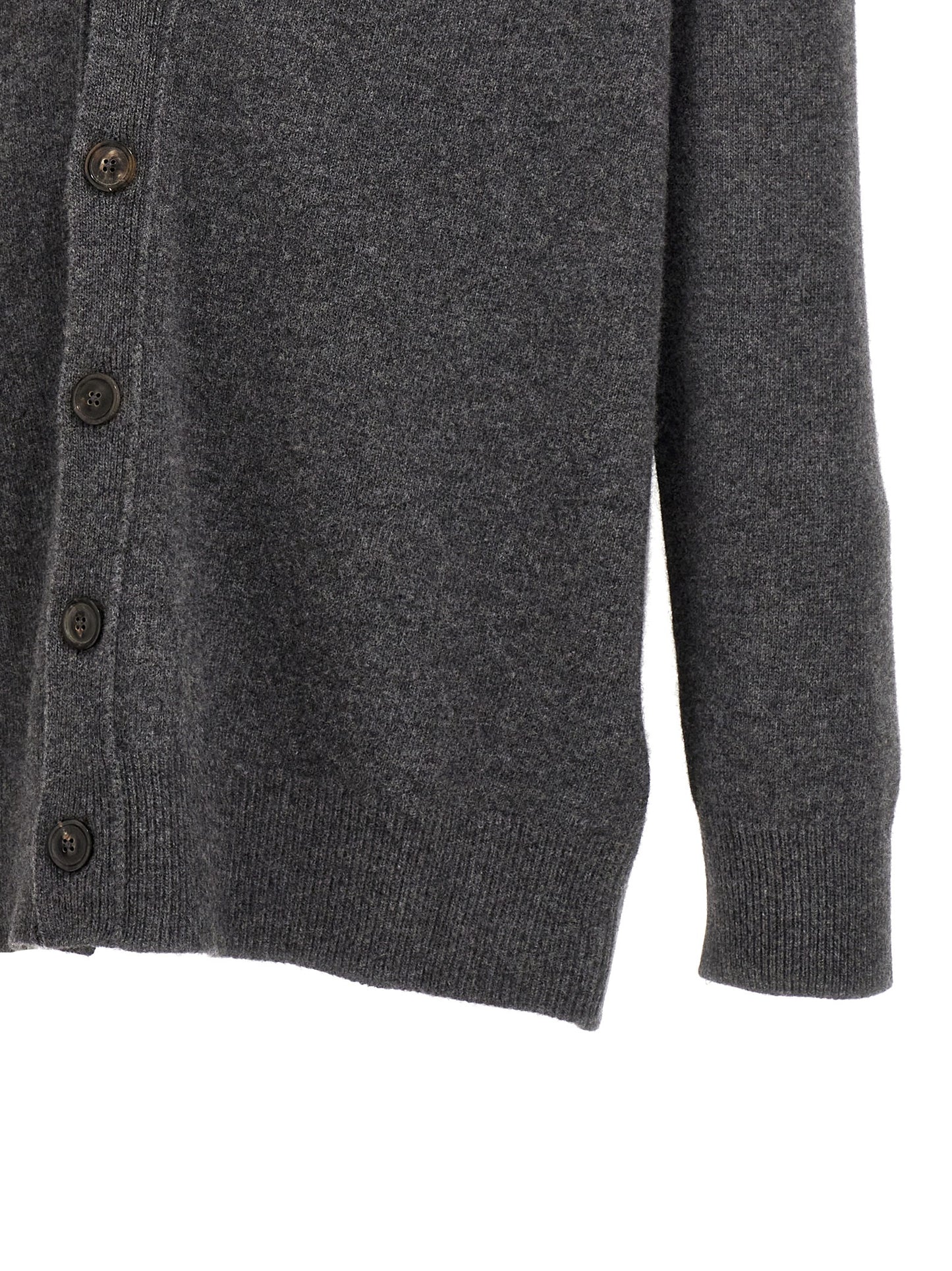 Maison Margiela Gray Wool Cardigan