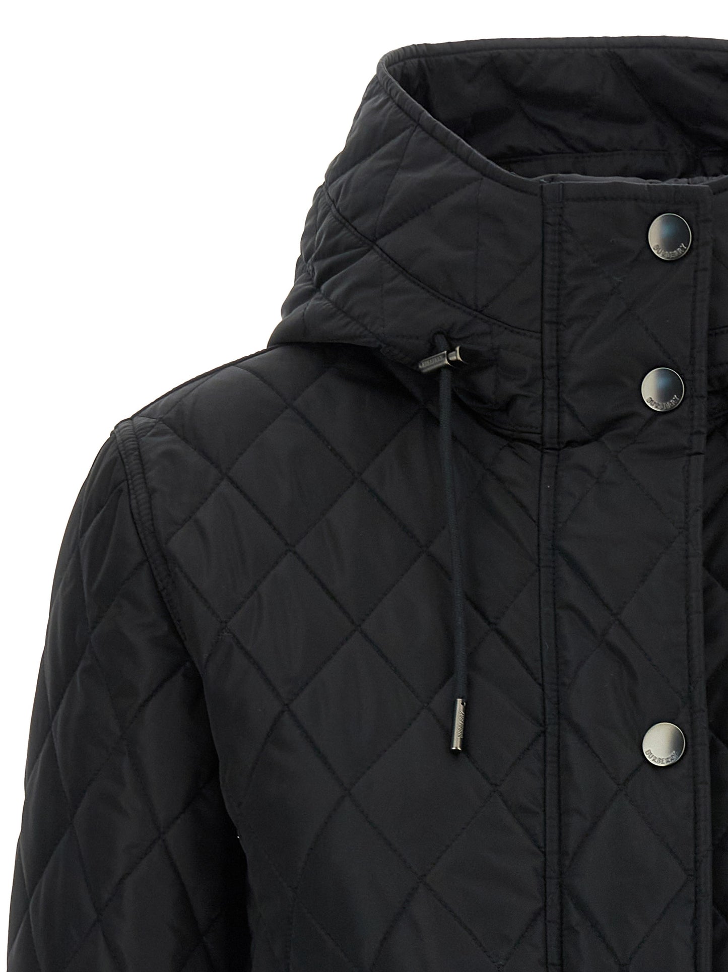 Burberry Black Polyamide Full-Length Jacket