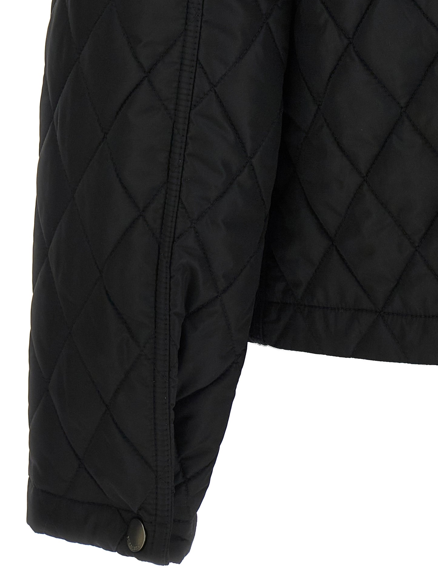 Burberry Black Polyamide Full-Length Jacket