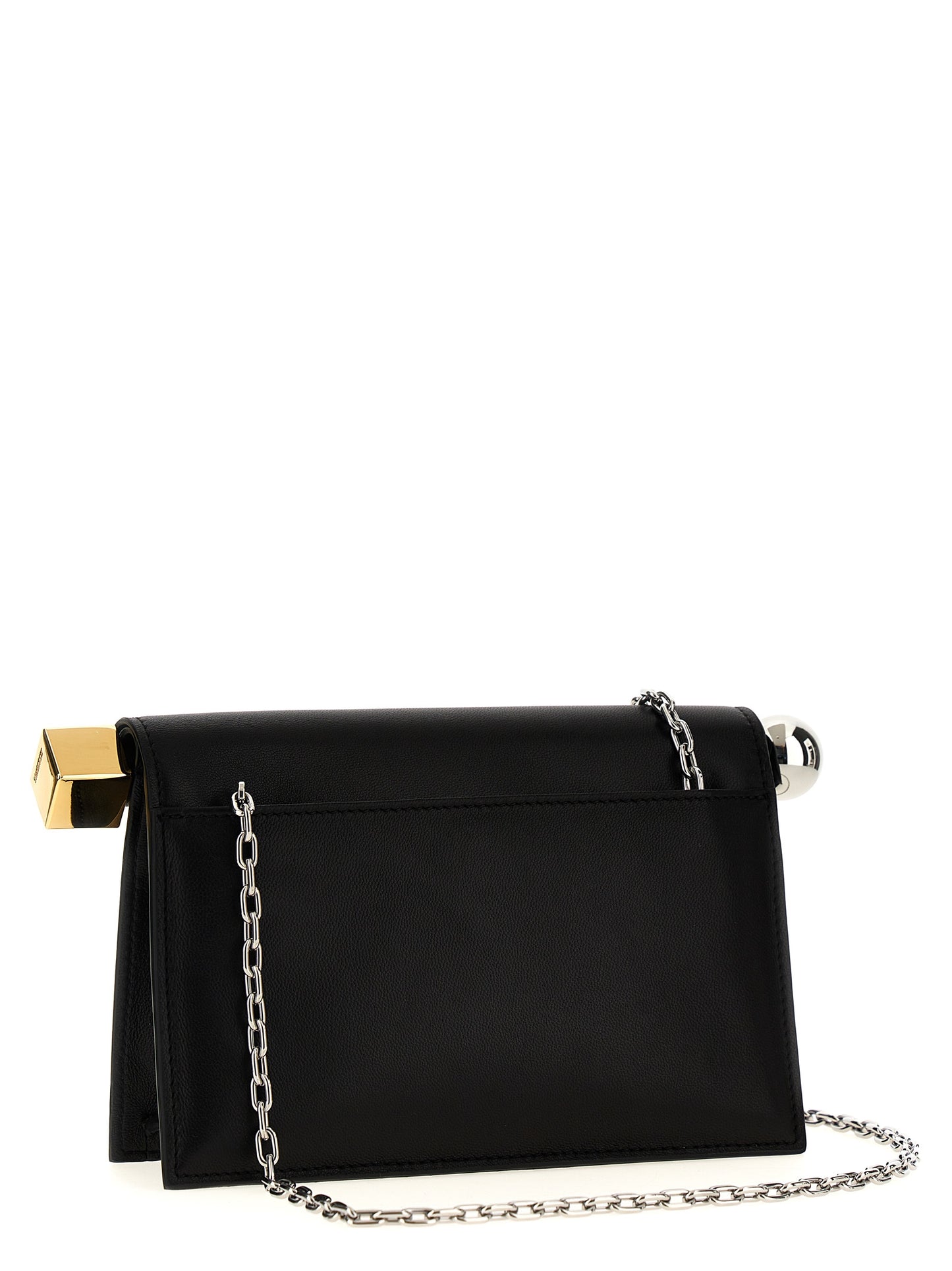 Jacquemus Black Lamb Leather Clutch Bag