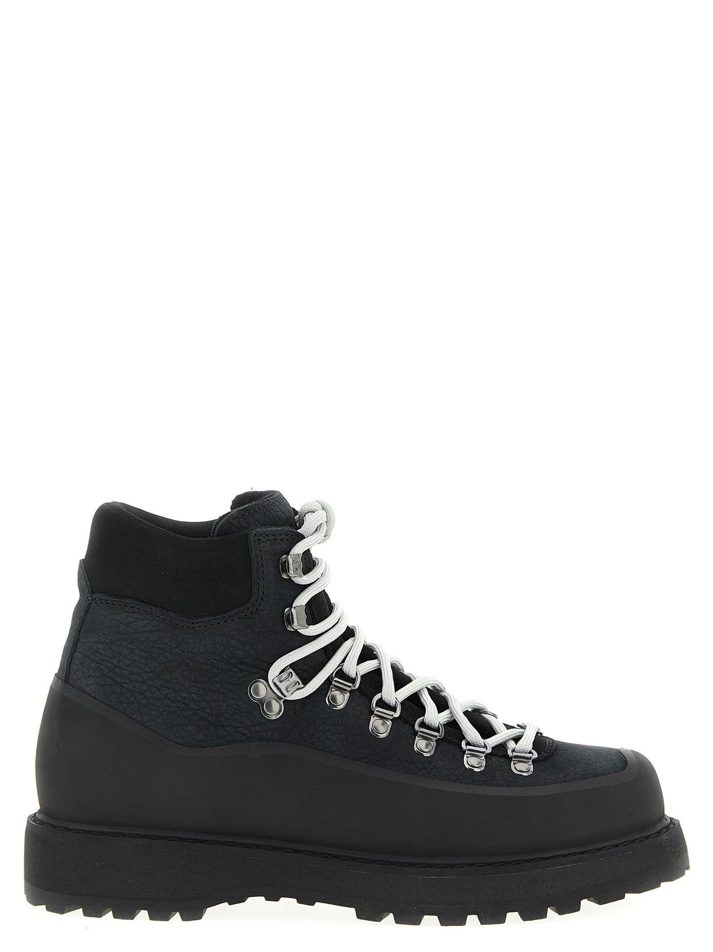 Diemme Black Cowhide Ankle Boots