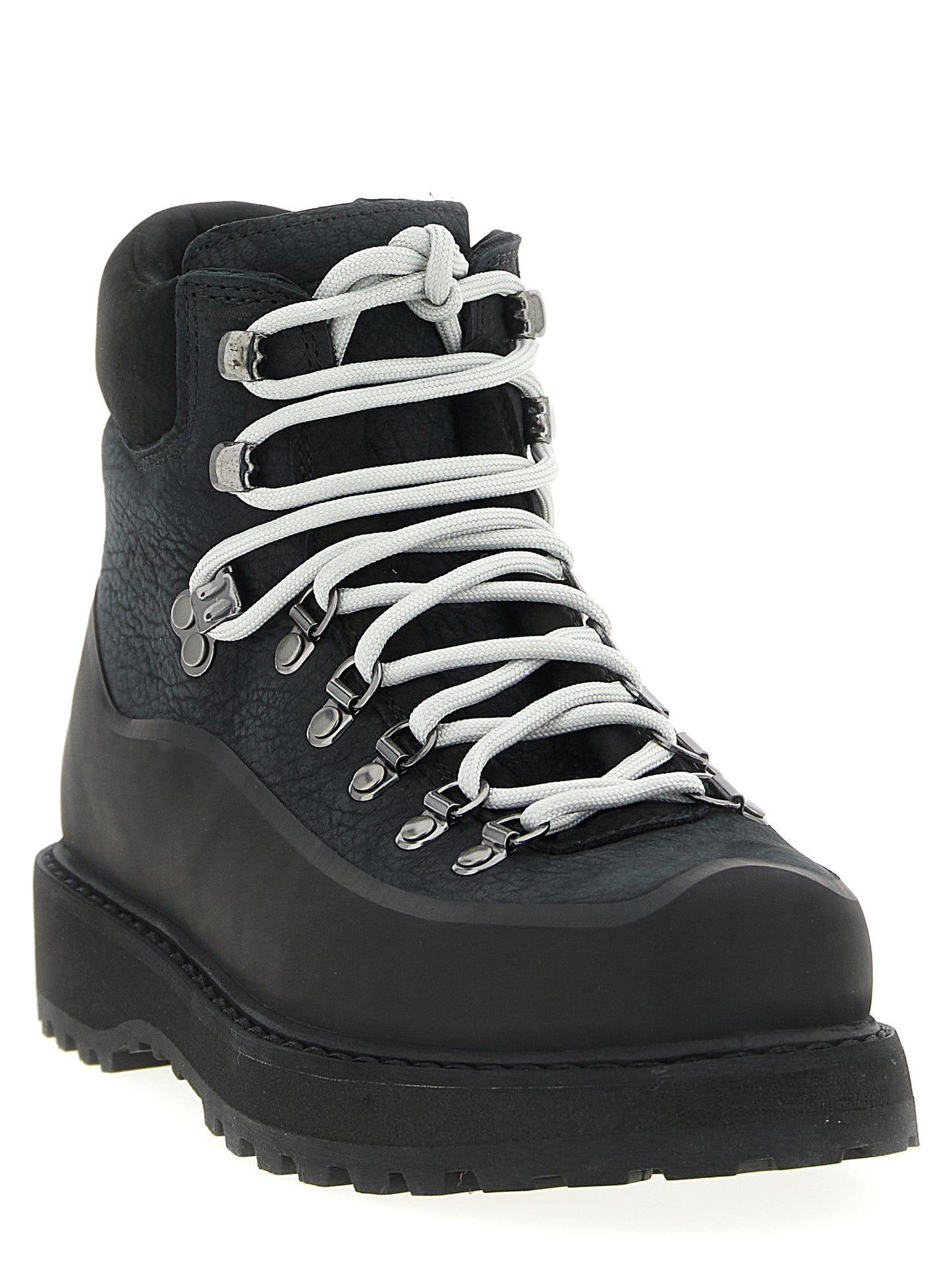 Diemme Black Cowhide Ankle Boots