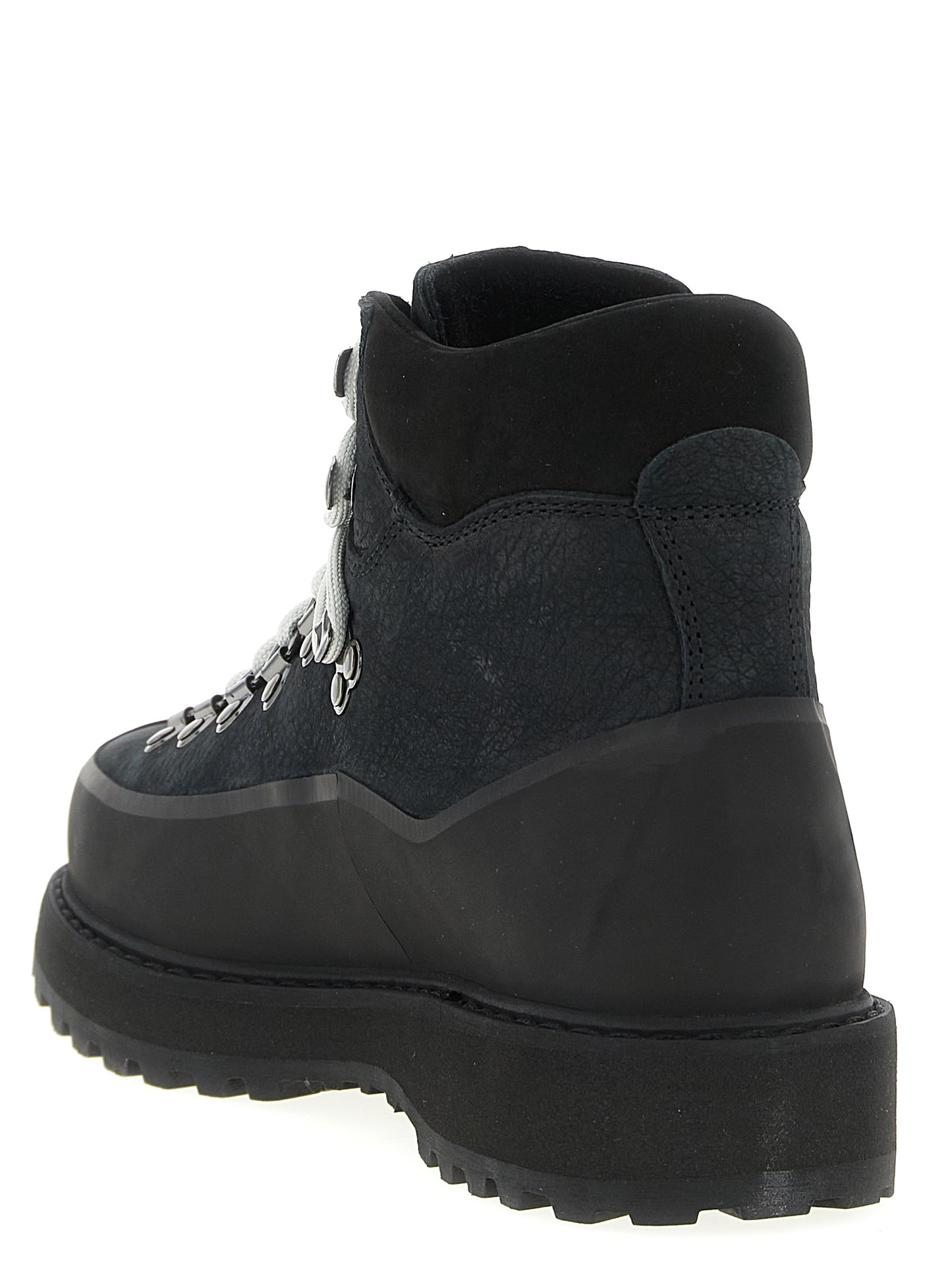 Diemme Black Cowhide Ankle Boots