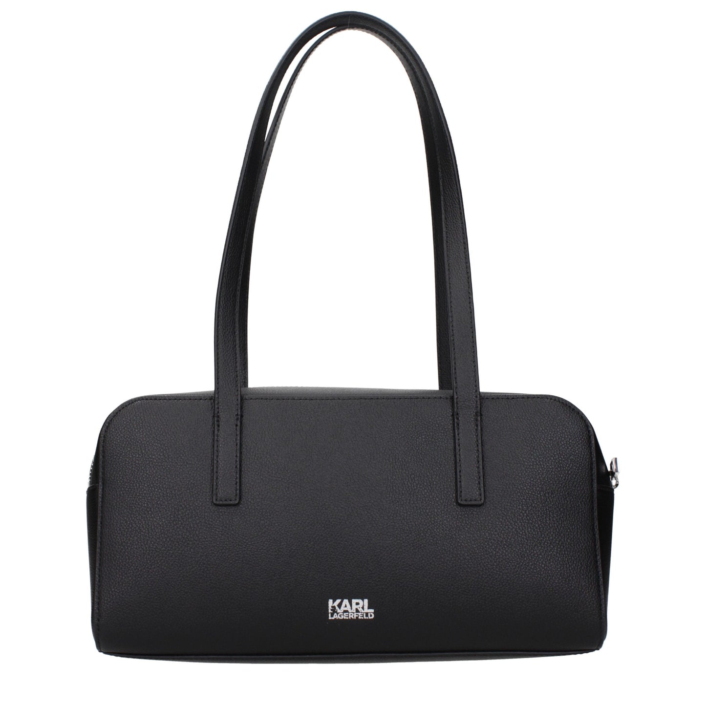 Karl Lagerfeld Black Leather Shoulder Bag