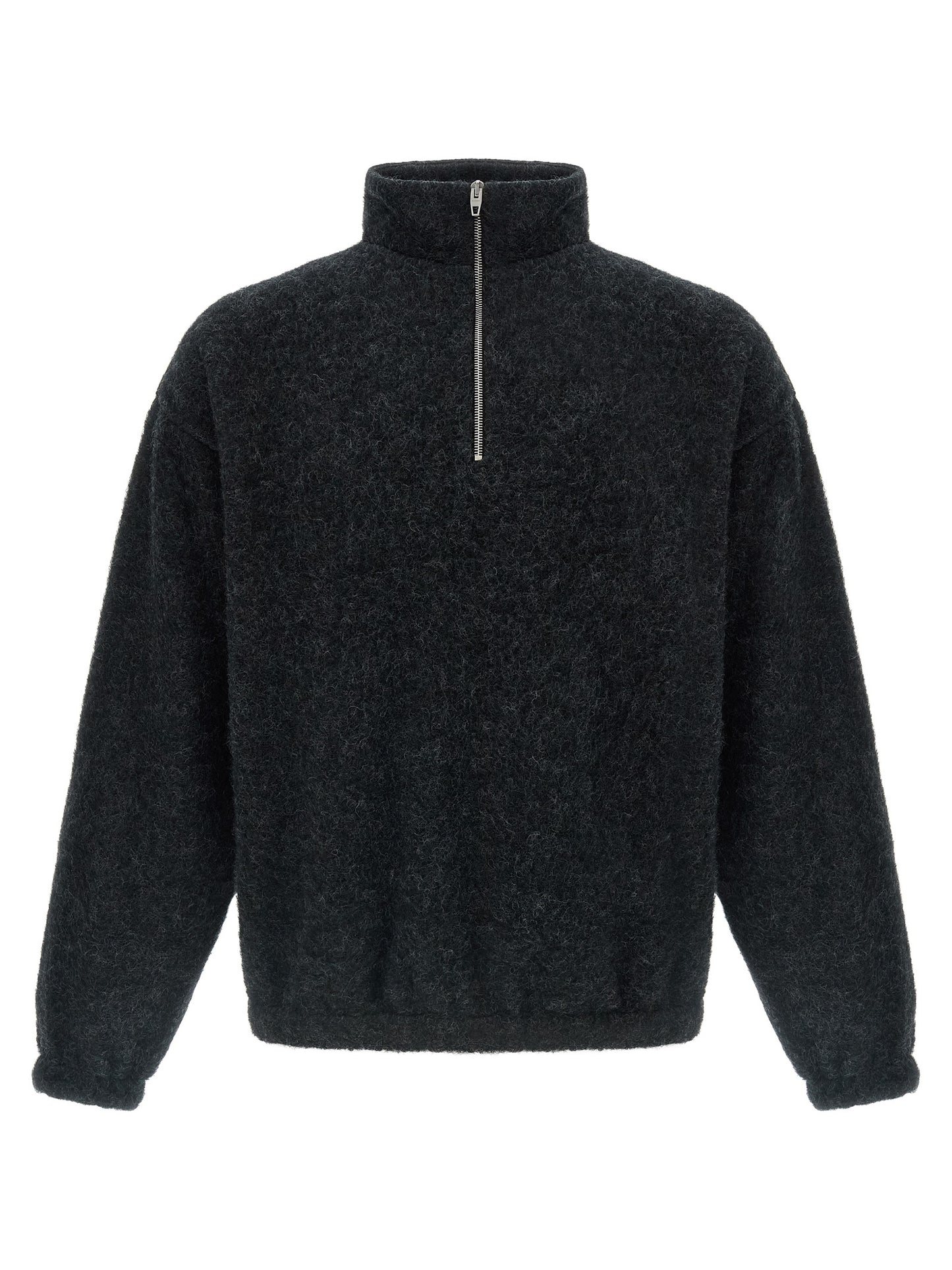 Jil Sander Gray Wool Sweatshirt