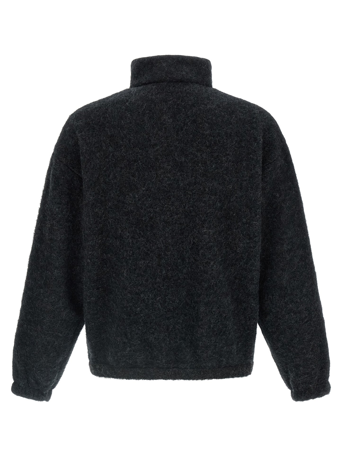 Jil Sander Gray Wool Sweatshirt