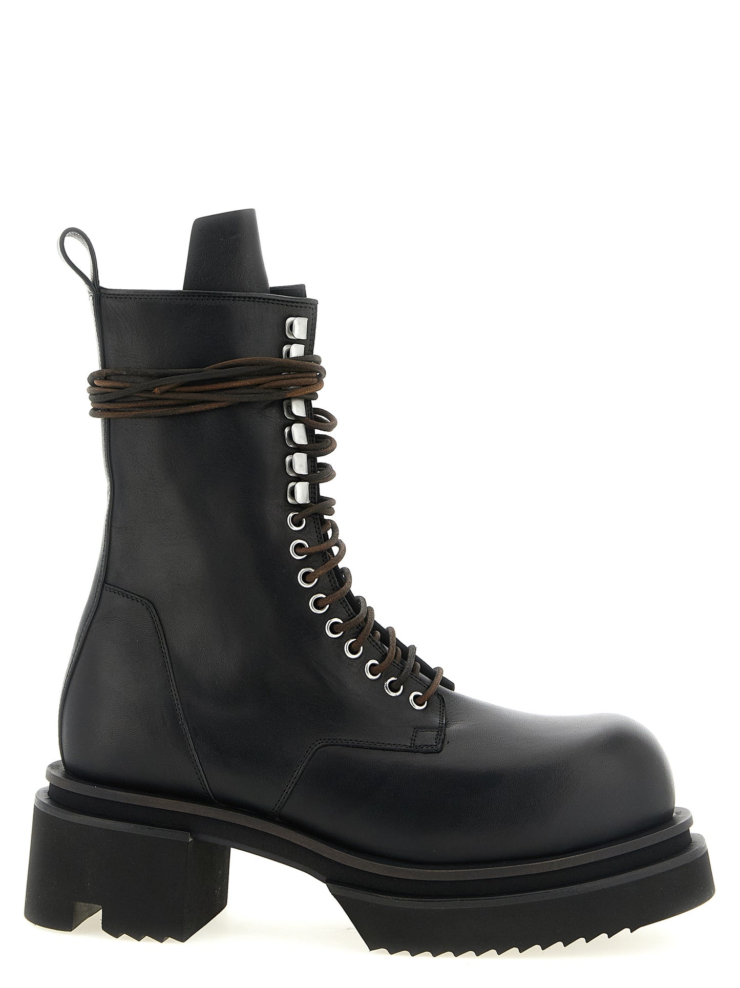 Rick Owens Black Calfskin Chelsea Boots