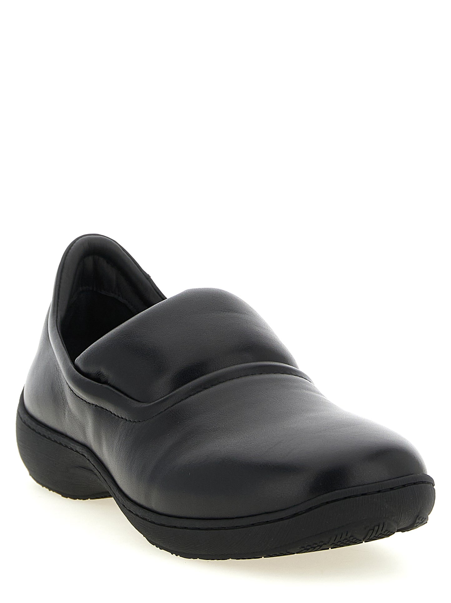 Kiko Kostadinov Black Calfskin Slip-On Loafers