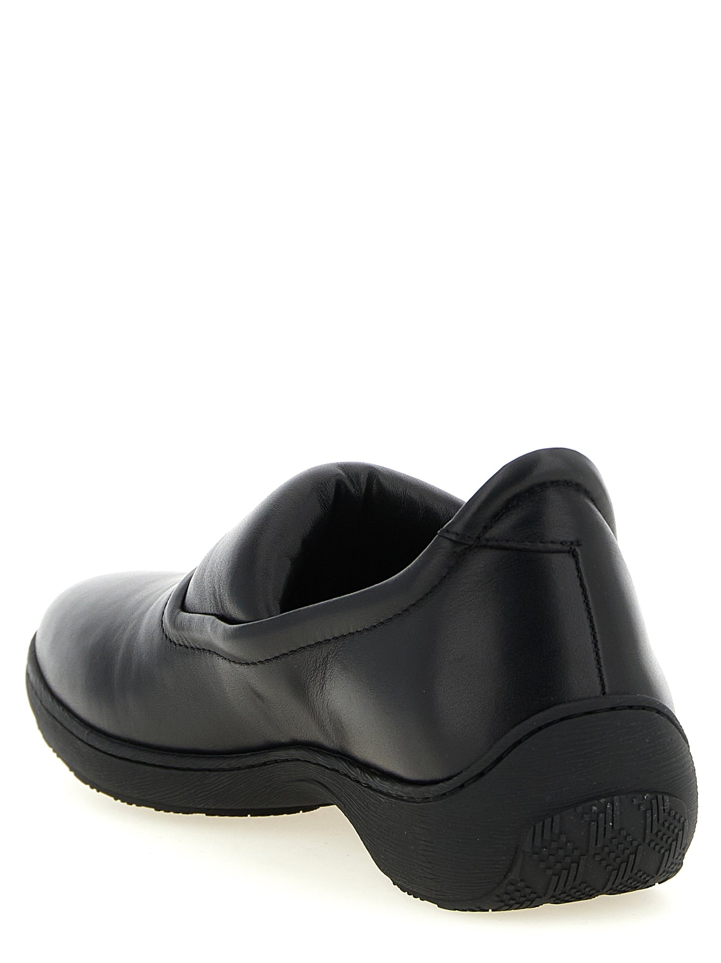 Kiko Kostadinov Black Calfskin Slip-On Loafers