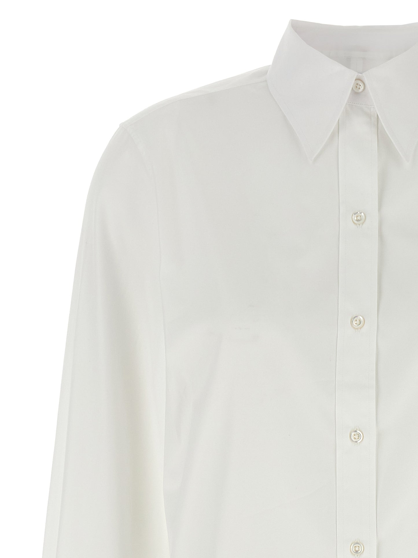 Thom Browne White Cotton Blouse