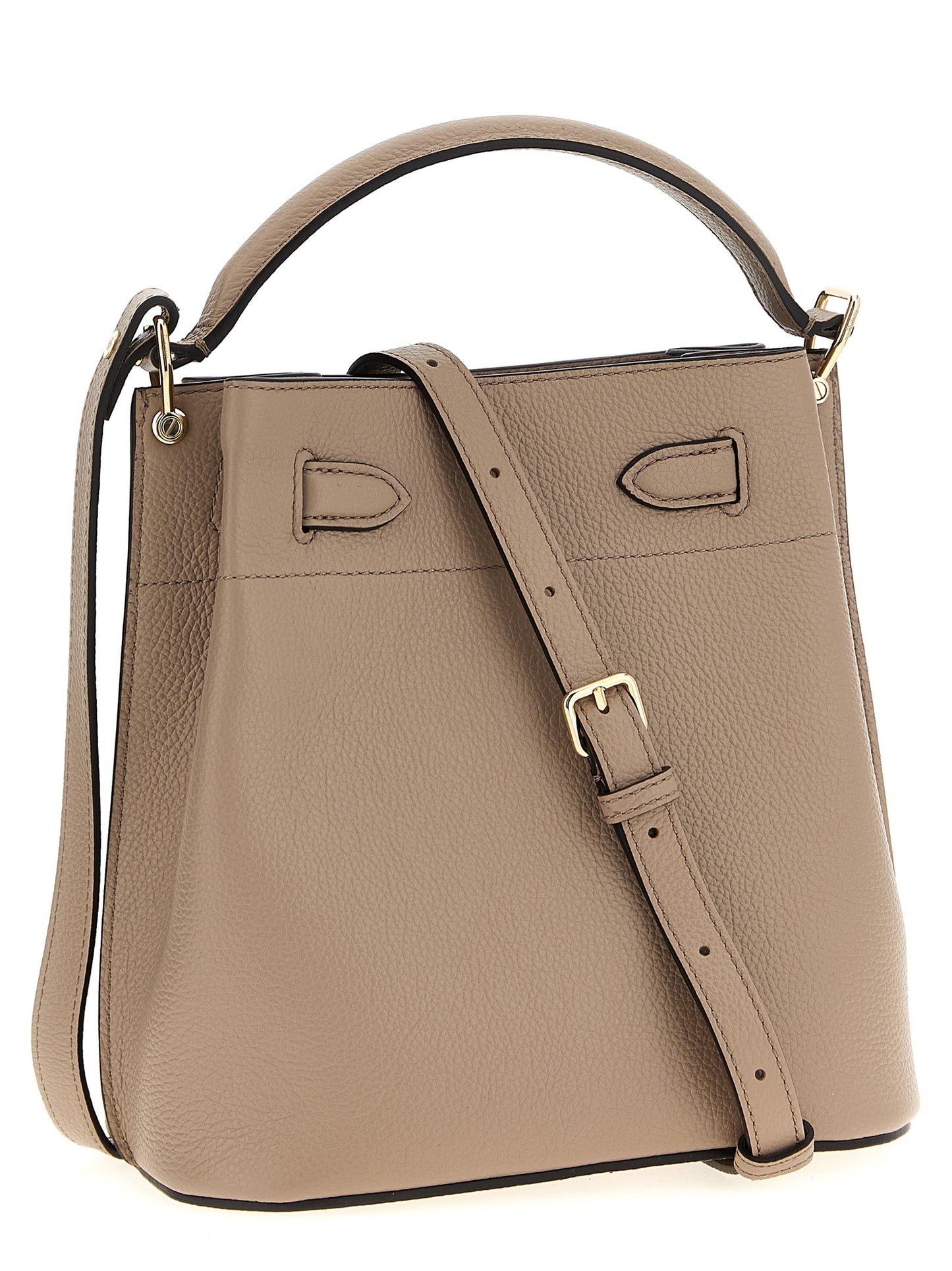 Mulberry Gray Calfskin Crossbody Bag