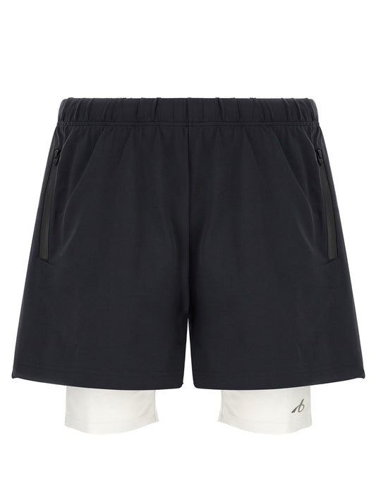 Balenciaga Bicolor Polyamide Bermuda Shorts