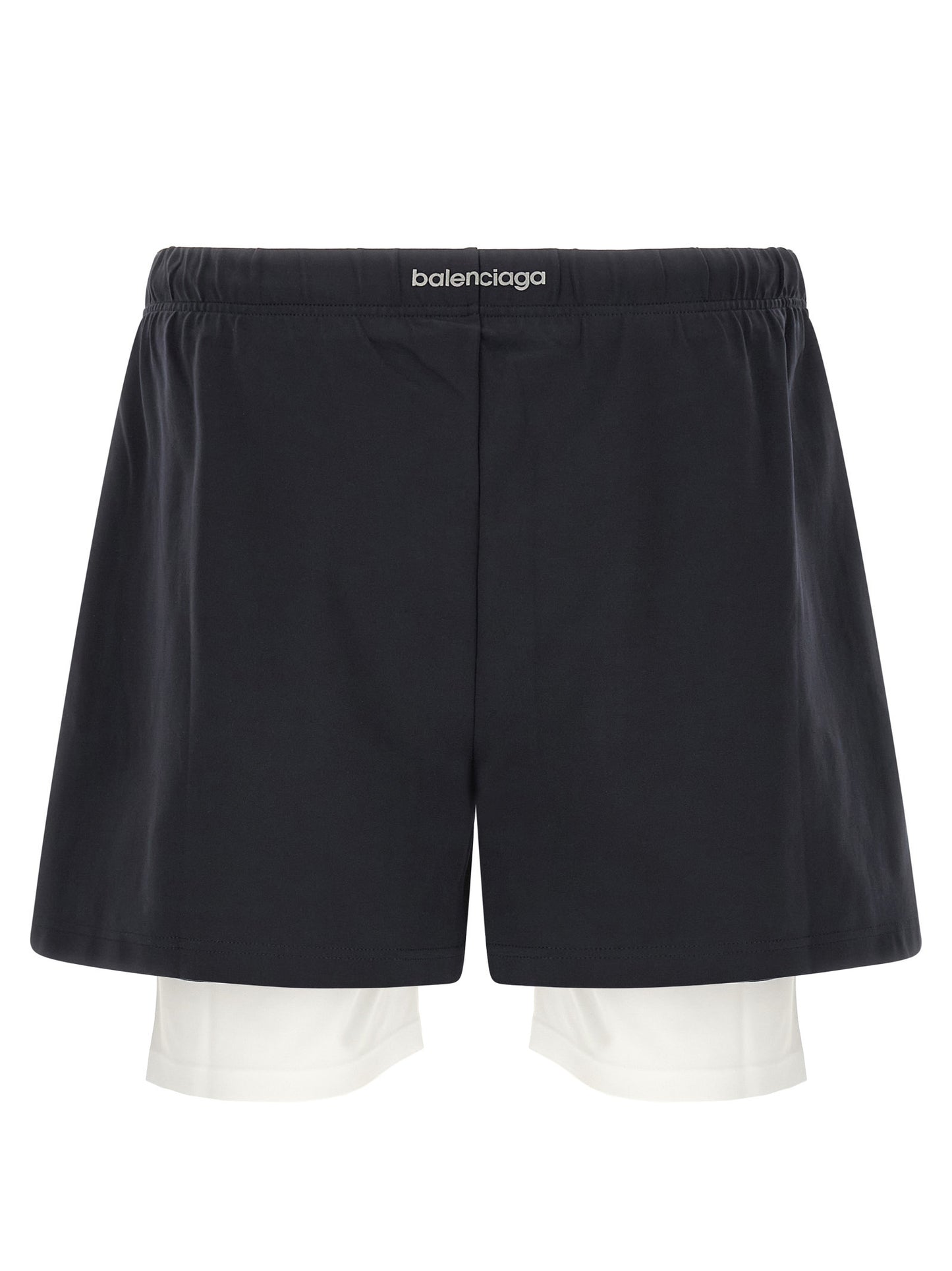 Balenciaga Bicolor Polyamide Bermuda Shorts