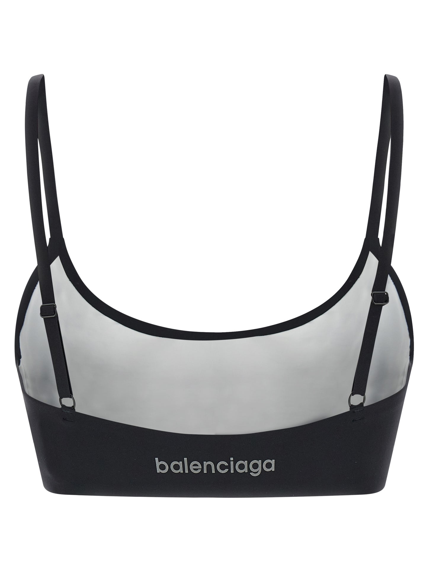 Balenciaga Black Polyamide Sport Bra